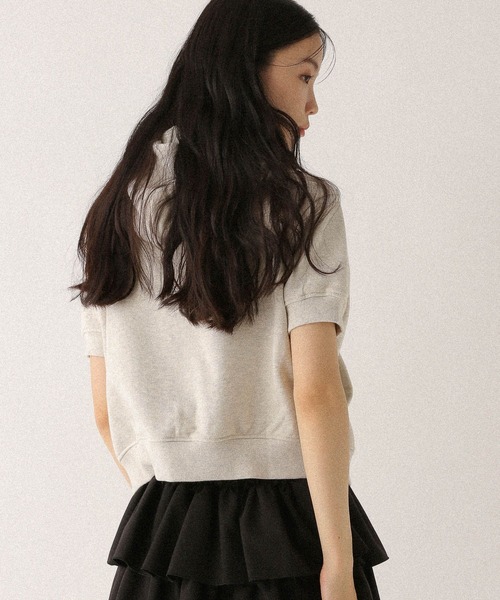 Heather(ヘザー)の「ダブルZIPフーディ 497312(パーカー・レディース・グレー系その他/グレー/スミクロ/オートミール・FREE)」の15枚目の写真