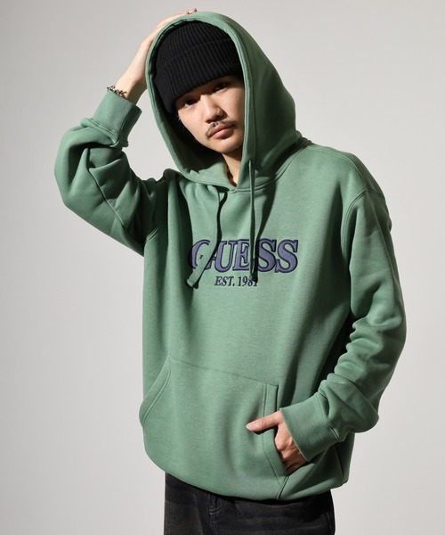 GUESS Originals Heather Baker Logo Hoodie パーカー | GUESS(ゲス) JAPAN 公式オンラインストア  | GUESS JAPAN OFFICIAL ONLINE STORE 新品未使用 GUESS パーカー 白