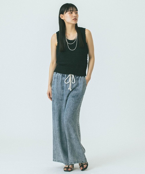 ニット セーター MULTI YARN KNIT TANK レディース MULTI YARN KNIT TANK（ニット/セーター）｜ROSE BUD（ローズ