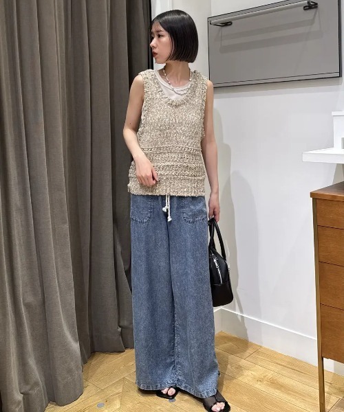 ニット セーター MULTI YARN KNIT TANK レディース MULTI YARN KNIT TANK（ニット/セーター）｜ROSE BUD（ローズ
