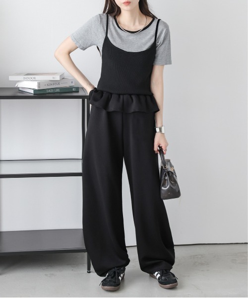 AMELY(エミリー)の「サマーニットTシャツ&ビスチェセット(アンサンブル・レディース・グレー/ブルー/ホワイト/ピンク・フリー)」の17枚目の写真