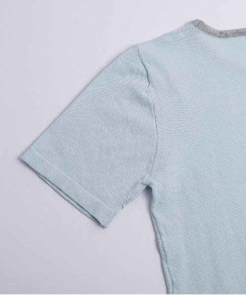 AMELY(エミリー)の「サマーニットTシャツ&ビスチェセット(アンサンブル・レディース・グレー/ブルー/ホワイト/ピンク・フリー)」の7枚目の写真
