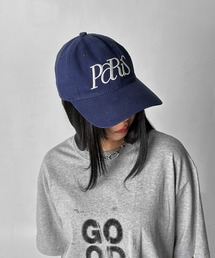 LVEU.（ラブユ.）の「【LVEU.】ステッチロゴキャップ / 帽子 キャップ ベースボールキャップ ステッチ ロゴ 刺繍 カジュアル ブラック チャコール ベージュ ネイビー（キャップ）」