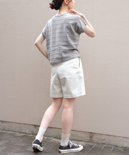 RYE TENDER（ライテンダー）の「RYE TENDER/ライテンダー　モラガトップ　MORAGA TOP（Tシャツ/カットソー・レディース・ブラック/グレー・0）」の19枚目の写真