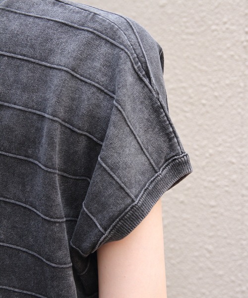 RYE TENDER（ライテンダー）の「RYE TENDER/ライテンダー　モラガトップ　MORAGA TOP（Tシャツ/カットソー・レディース・ブラック/グレー・0）」の10枚目の写真