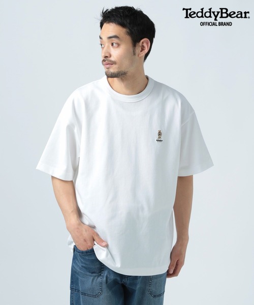 BAYFLOW(ベイフロー)の「【TeddyBear/テディベア】天竺半袖Tシャツ【抗菌防臭】(Tシャツ/カットソー・メンズ・ダークブラウン/ブラック/オフホワイト・MEDIUM/LARGE)」の2枚目の写真