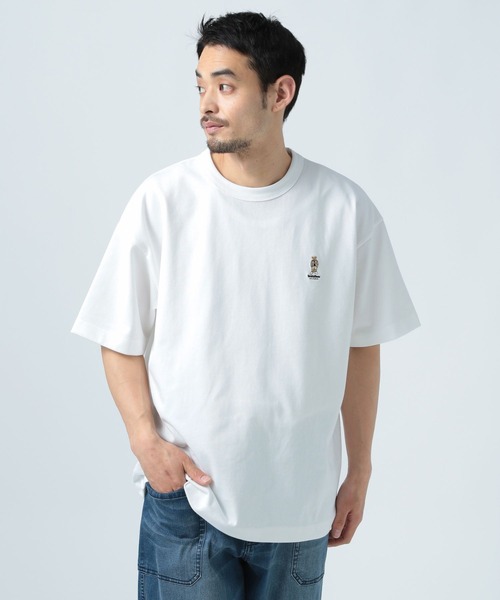 BAYFLOW(ベイフロー)の「【TeddyBear/テディベア】天竺半袖Tシャツ【抗菌防臭】(Tシャツ/カットソー・メンズ・ダークブラウン/ブラック/オフホワイト・MEDIUM/LARGE)」の5枚目の写真