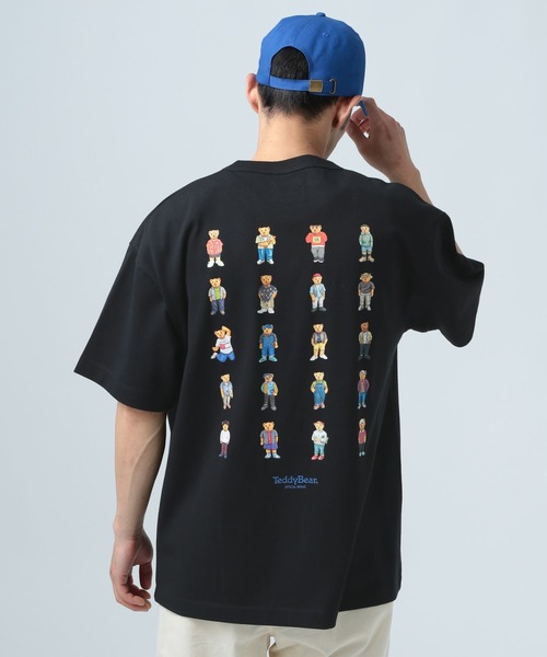 BAYFLOW(ベイフロー)の「【TeddyBear/テディベア】天竺半袖Tシャツ【抗菌防臭】(Tシャツ/カットソー・メンズ・ダークブラウン/ブラック/オフホワイト・MEDIUM/LARGE)」の10枚目の写真