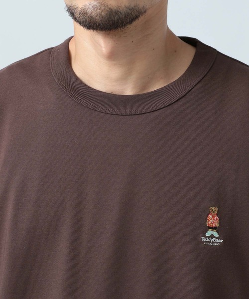 BAYFLOW(ベイフロー)の「【TeddyBear/テディベア】天竺半袖Tシャツ【抗菌防臭】(Tシャツ/カットソー・メンズ・ダークブラウン/ブラック/オフホワイト・MEDIUM/LARGE)」の19枚目の写真