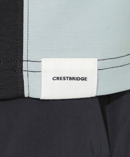 CB CRESTBRIDGE(シービークレストブリッジ)の「ブロッキングニットコンビT(Tシャツ/カットソー・レディース・ネイビー/ブラック・1/2/3)」の11枚目の写真