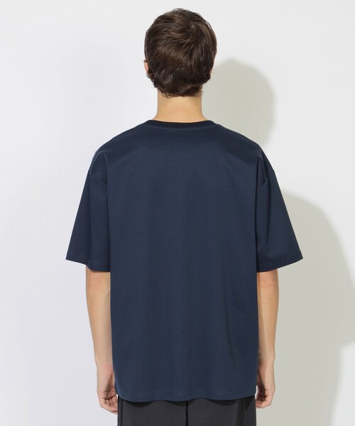 CB CRESTBRIDGE(シービークレストブリッジ)の「ブロッキングニットコンビT(Tシャツ/カットソー・レディース・ネイビー/ブラック・1/2/3)」の5枚目の写真