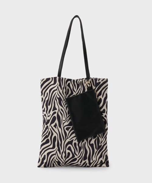 UNTITLED（アンタイトル）の「【選べる3柄】フラットトートバッグ（トートバッグ・レディース・ブラック系/ホワイト系7/ダークブラウン系・99）」の8枚目の写真