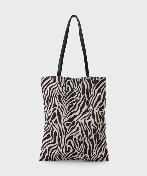 UNTITLED（アンタイトル）の「【選べる3柄】フラットトートバッグ（トートバッグ・レディース・ブラック系/ホワイト系7/ダークブラウン系・99）」の9枚目の写真