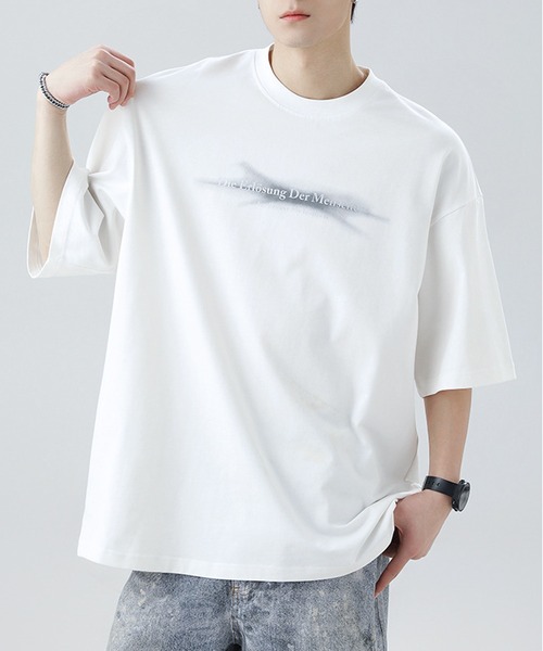 JOHNNY WOLF(ジョニーウルフ)の「CRUX オーバーサイズ グラフィティロゴ Tシャツ(Tシャツ/カットソー・メンズ・ブラック/パープル/ホワイト・S/M/L/XL)」の20枚目の写真