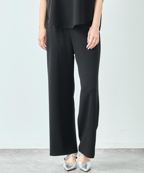 ANAP（アナップ）の「カット ジョーゼット ノースリーブ & パンツ セットアップ（セットアップ・レディース・ブラック/ベージュ・FREE）」の6枚目の写真