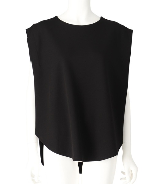 ANAP（アナップ）の「カット ジョーゼット ノースリーブ & パンツ セットアップ（セットアップ・レディース・ブラック/ベージュ・FREE）」の16枚目の写真