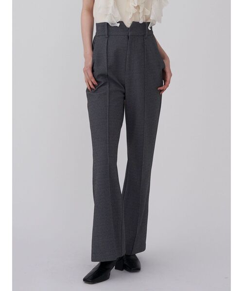 LAGUNAMOON（ラグナムーン）の「ストレッチジャージーセミフレアパンツ（その他パンツ・レディース・ダークブラウン/チャコールグレー・SMALL/MEDIUM）」の2枚目の写真