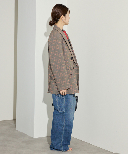 チェックビックジャケット（テーラードジャケット）｜SLOBE IENA