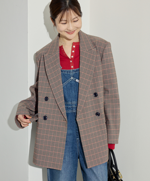 チェックビックジャケット（テーラードジャケット）｜SLOBE IENA