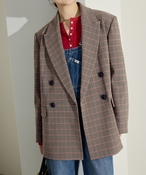 チェックビックジャケット（テーラードジャケット）｜SLOBE IENA
