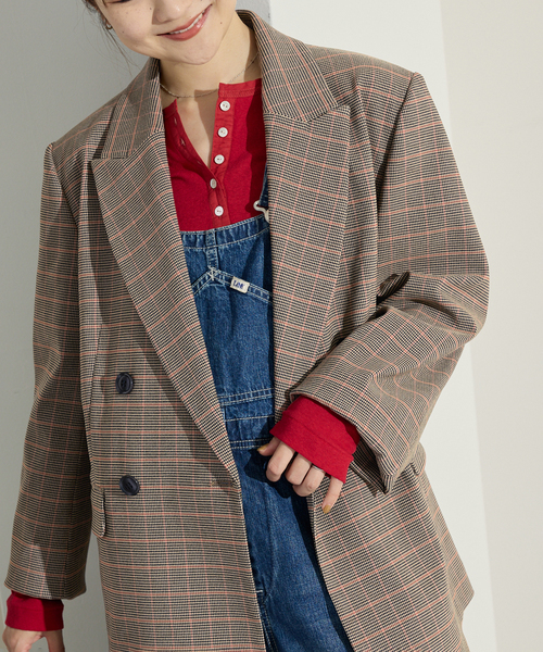 チェックビックジャケット（テーラードジャケット）｜SLOBE IENA