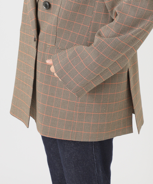 スローブイエナ　ジャケット SLOBE IENA ジャケット テーラードジャケット チェックビック