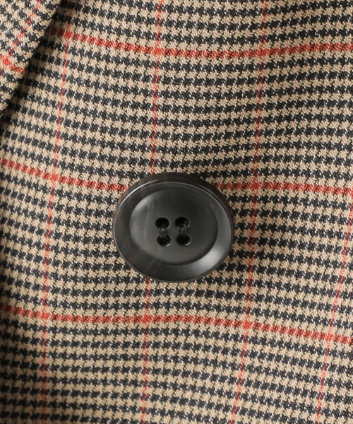 SLOBE IENA（スローブイエナ）の「チェックビックジャケット（テーラードジャケット・レディース・キャメル・36/38）」の12枚目の写真