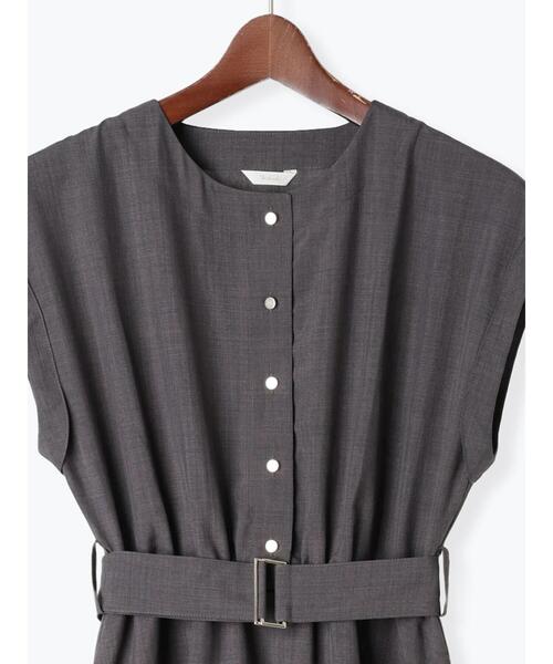 Te chichi（テチチ）の「リネンライクウエストマークワンピース（ワンピース・レディース・グレー/グリーン/ネイビー・F）」の16枚目の写真