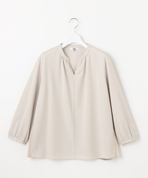 J.PRESS Ladies(J.プレス レディス)の「コンパクトトリコット バックプリーツ カットソー(Tシャツ/カットソー・レディース・ブルー系/ベージュ系/オレンジ系/ダークブラウン系・SMALL)」の19枚目の写真