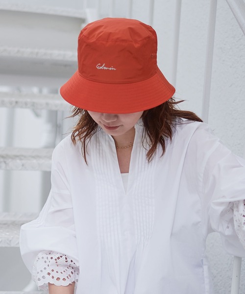 セール】《接触冷感》EDWINタフタバケットハット（ハット）｜HAT
