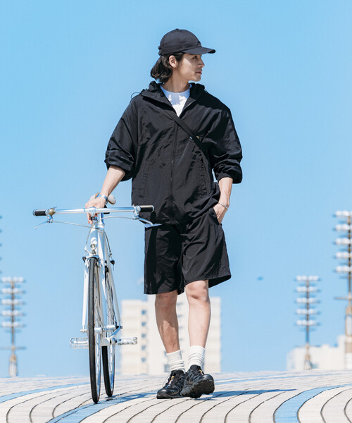 FREAK'S STORE（フリークスストア）の「限定展開 ローソン×FREAK'S STORE パッカブル ナイロン アクティブ ショーツ / ローソンフリーク（その他パンツ・メンズ・ブラック・1/0）」の12枚目の写真