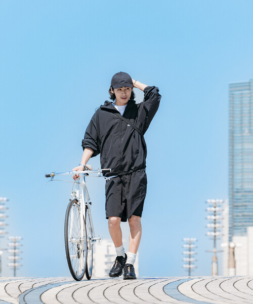 FREAK'S STORE（フリークスストア）の「限定展開 ローソン×FREAK'S STORE パッカブル ナイロン アクティブ ショーツ / ローソンフリーク（その他パンツ・メンズ・ブラック・1/0）」の13枚目の写真