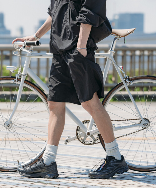 FREAK'S STORE（フリークスストア）の「限定展開 ローソン×FREAK'S STORE パッカブル ナイロン アクティブ ショーツ / ローソンフリーク（その他パンツ・メンズ・ブラック・1/0）」の19枚目の写真