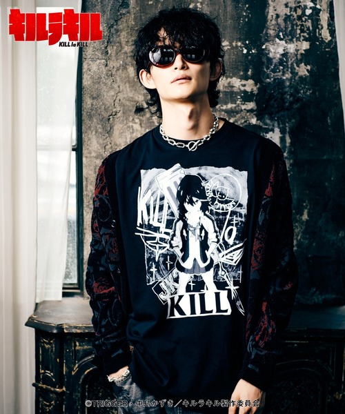 glamb(グラム)の「Ryuko T-shirts / リュウコTシャツ(Tシャツ/カットソー・メンズ・ブラック・XL/L/M/S)」の7枚目の写真