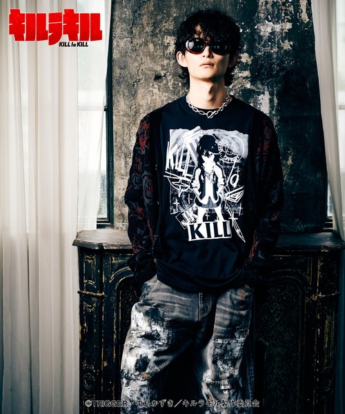 glamb(グラム)の「Ryuko T-shirts / リュウコTシャツ(Tシャツ/カットソー・メンズ・ブラック・XL/L/M/S)」の10枚目の写真