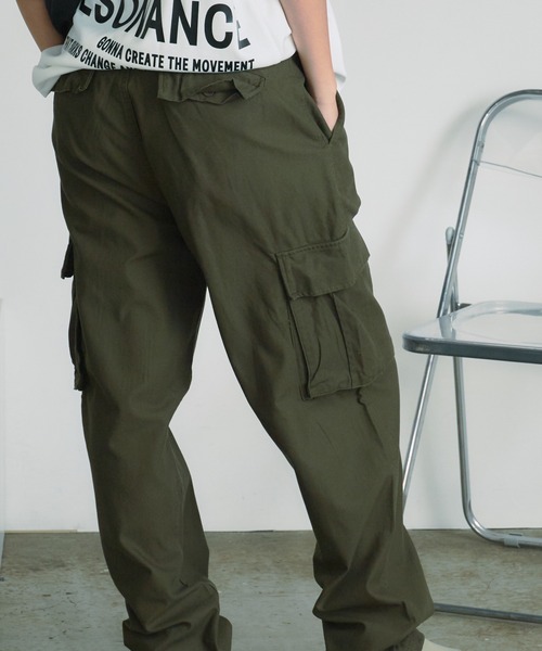 BLANK　（ブランク）の「TWILL CARGO PANTS カーゴパンツ（カーゴパンツ・レディース・ブラック/カーキ・L/M）」の20枚目の写真