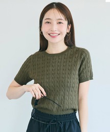 【西山茉希様着用】ケーブルニットトップス