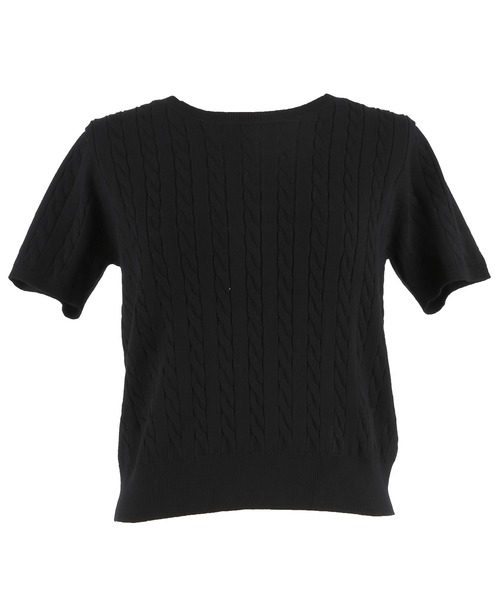 coca(coca)(コカ)の「【西山茉希様着用】ケーブルニットトップス(ニット/セーター・レディース・グレー/アイボリー/ブラック/ダークブラウン/カーキ・L/S/M)」の7枚目の写真