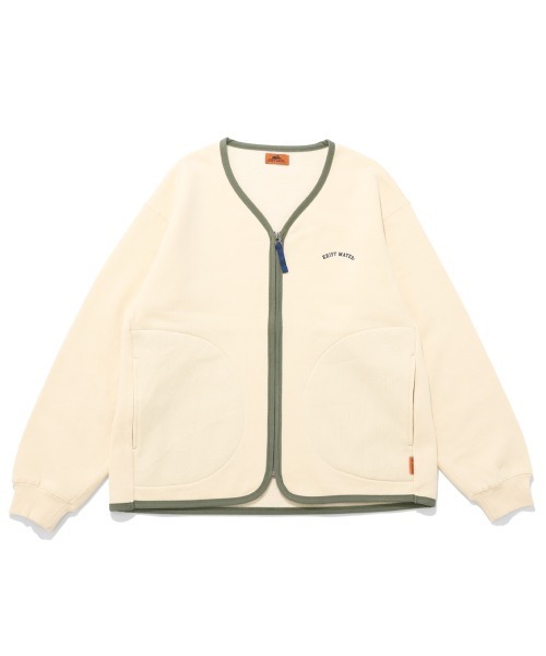 KRIFF MAYER（クリフメイヤー）の「裏起毛ZIPカーデ（スウェット・メンズ・ナチュラル/チャコール/カラフル/ブラウン/グレー・X-LARGE/LARGE/MEDIUM）」の4枚目の写真