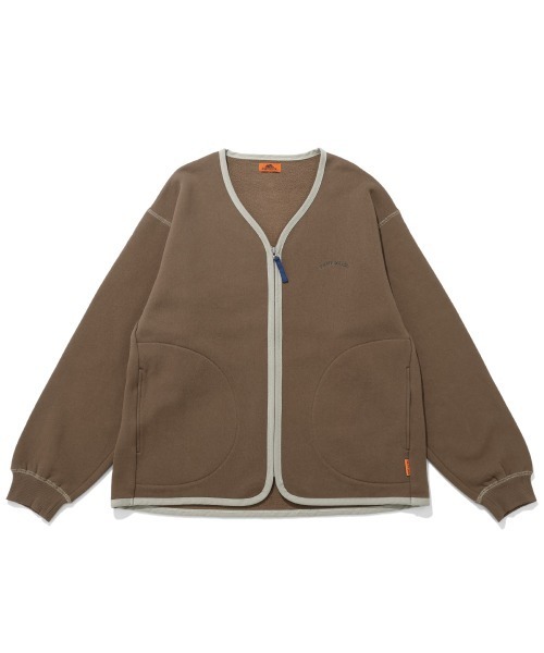 KRIFF MAYER（クリフメイヤー）の「裏起毛ZIPカーデ（スウェット・メンズ・ナチュラル/チャコール/カラフル/ブラウン/グレー・X-LARGE/LARGE/MEDIUM）」の3枚目の写真