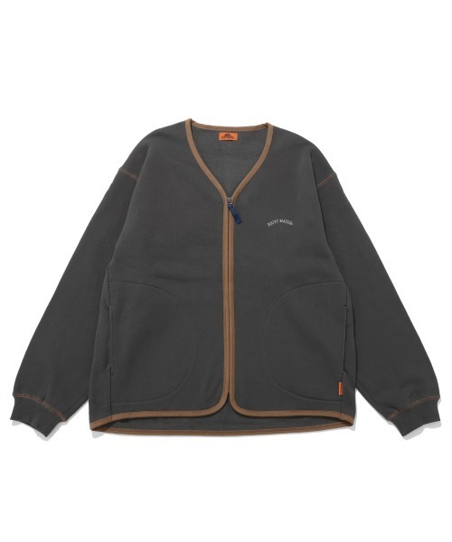 KRIFF MAYER（クリフメイヤー）の「裏起毛ZIPカーデ（スウェット・メンズ・ナチュラル/チャコール/カラフル/ブラウン/グレー・X-LARGE/LARGE/MEDIUM）」の2枚目の写真