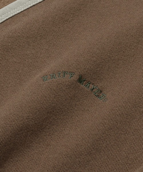 KRIFF MAYER（クリフメイヤー）の「裏起毛ZIPカーデ（スウェット・メンズ・ナチュラル/チャコール/カラフル/ブラウン/グレー・X-LARGE/LARGE/MEDIUM）」の11枚目の写真