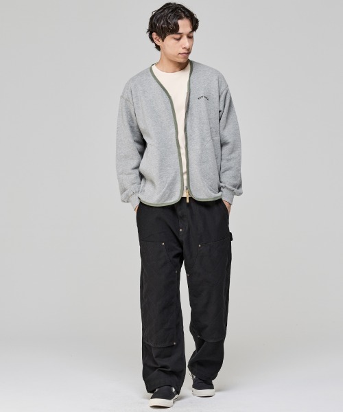 KRIFF MAYER（クリフメイヤー）の「裏起毛ZIPカーデ（スウェット・メンズ・ナチュラル/チャコール/カラフル/ブラウン/グレー・X-LARGE/LARGE/MEDIUM）」の17枚目の写真