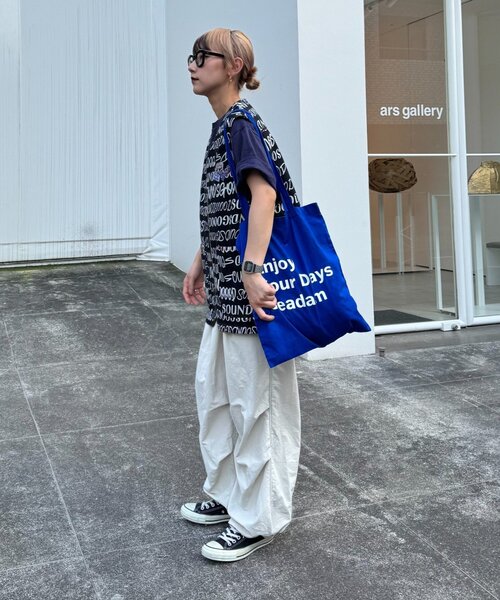 SOUNDSGOOOOD（サウンズグッド）の「■【SG】デニム総柄ロゴベスト（ベスト・レディース・ブラック・ONE SIZE）」の7枚目の写真