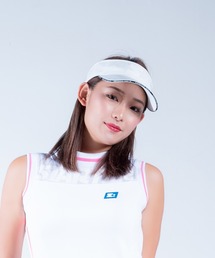 Pimientos（ピミエントス）の「《STARTER GOLF》スターターゴルフ ワンポイントロゴ刺繍 サンバイザー サイズ調節可能 SG-023007（サンバイザー）」