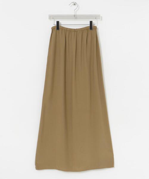 URBAN RESEARCH（アーバンリサーチ）の「キュプラレーヨンギャザーIラインスカート（スカート・レディース・ブラウン/ベージュ・36/38）」の10枚目の写真