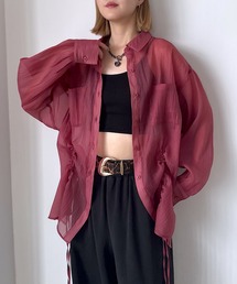 PAGEBOY | ドロストシャーリングシアーシャツ(シャツ/ブラウス)