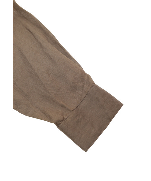 1er Arrondissement（プルミエアロンディスモン）の「ラミーツイルシャツブルゾン（その他アウター・レディース・ブラウン系その他5/ブラック系その他3・36/38）」の15枚目の写真