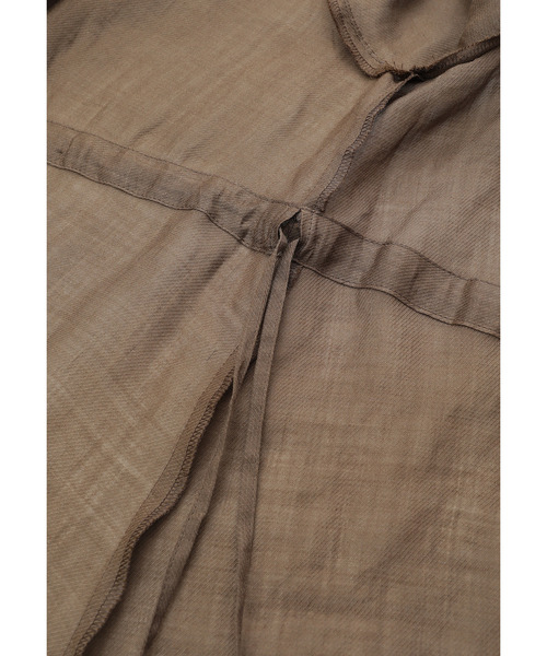 1er Arrondissement（プルミエアロンディスモン）の「ラミーツイルシャツブルゾン（その他アウター・レディース・ブラウン系その他5/ブラック系その他3・36/38）」の17枚目の写真