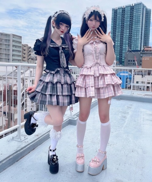 Ank Rouge（アンクルージュ）の「ネクタイブラウス（シャツ/ブラウス・レディース・ブラック/ホワイト/ピンク・M）」の12枚目の写真